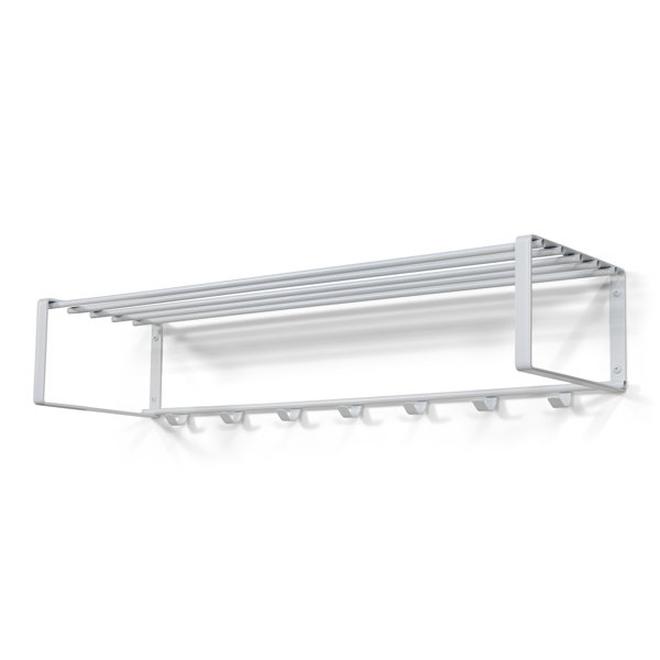 Spinder Rex Steel 7 Hook Wall Mounted Coat Rack Wayfair.co.uk